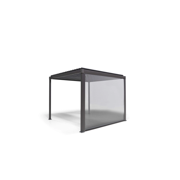 Roleta przeciwsłoneczna opuszczana 4M - Pergola tarasowa MIRADOR Solid 80 i Basic 88  - Antracyt